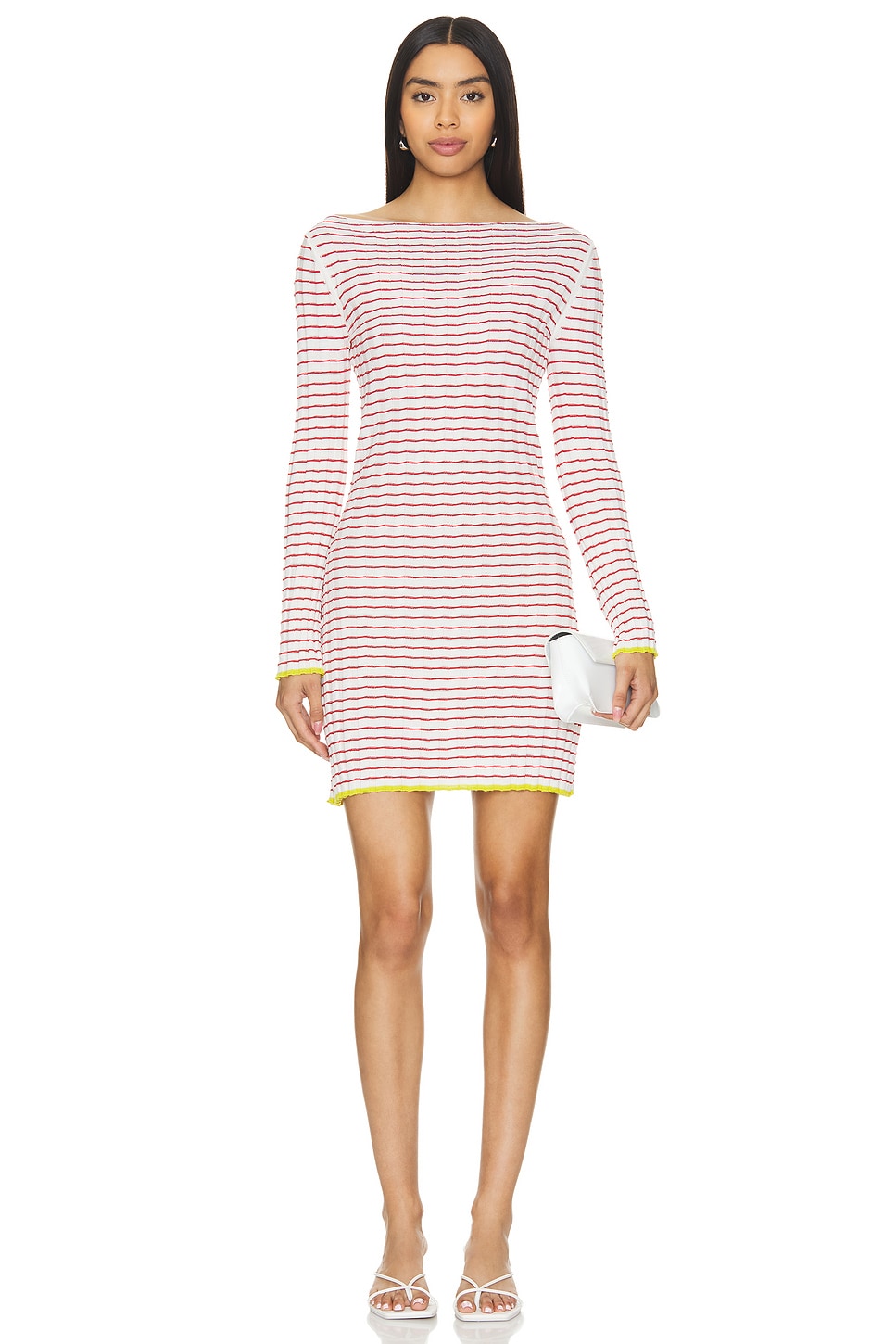 Guest In Residence Stripe Rib Dress