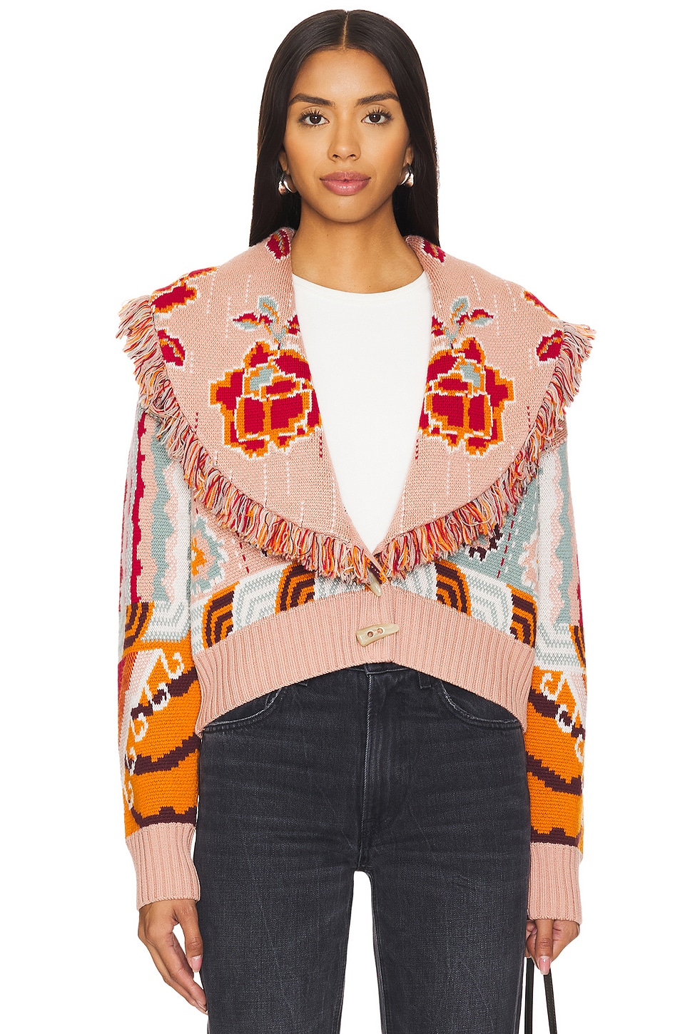 Hayley Menzies Tibetan Tiger Jacquard Cardi Bomber