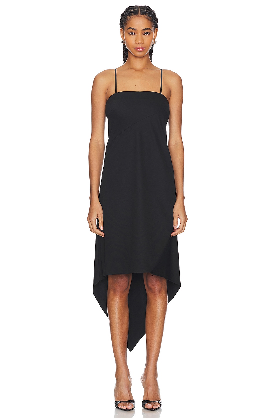 Helmut Lang Scarf Hem Dress