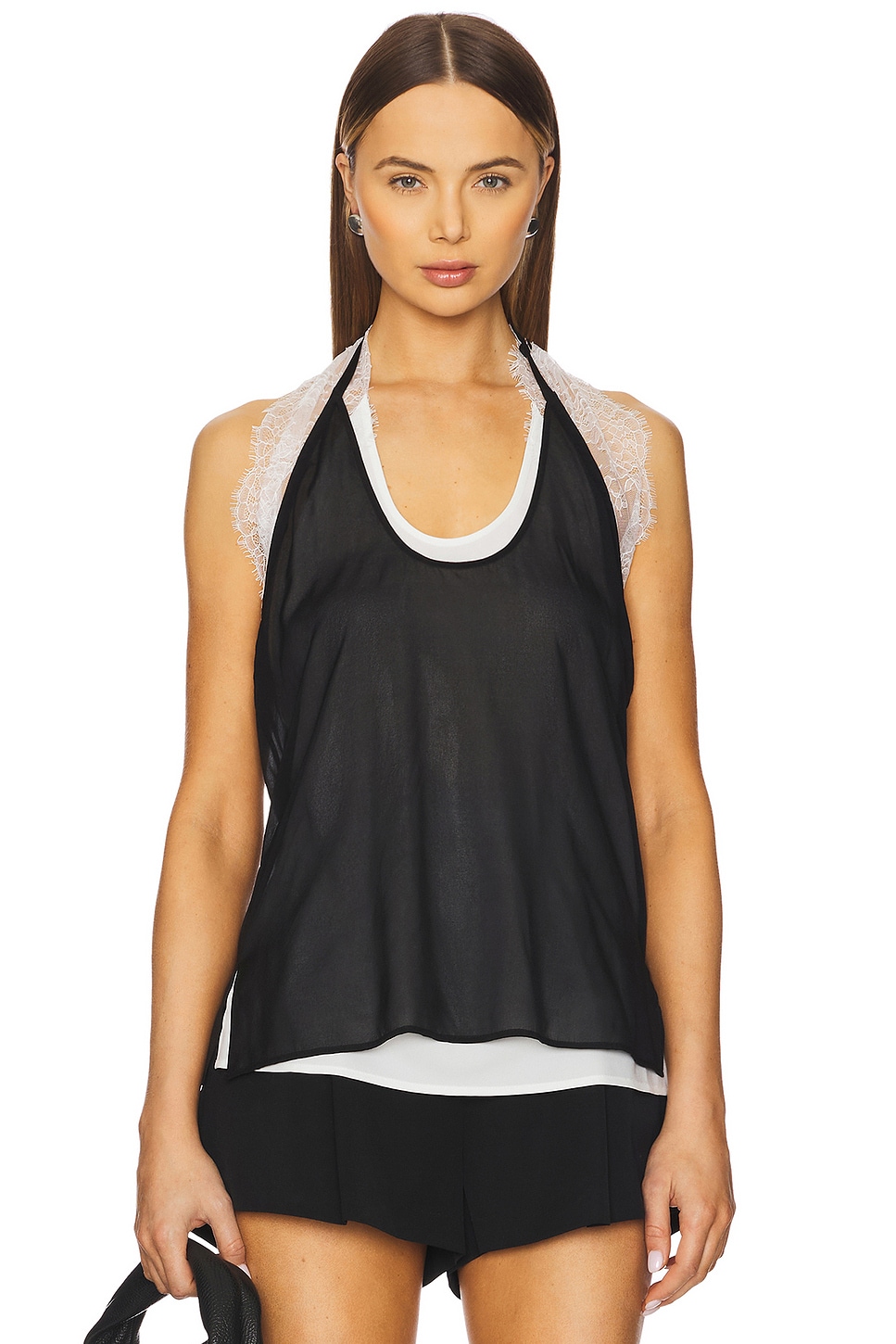 Helmut Lang Lace Dancer Top