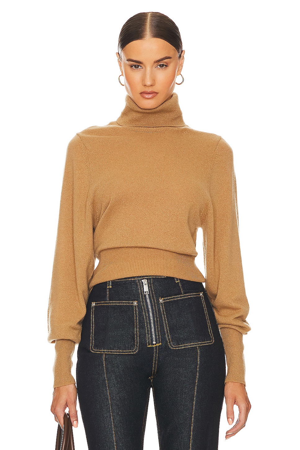 Helsa Aren Cashmere Turtleneck Sweater