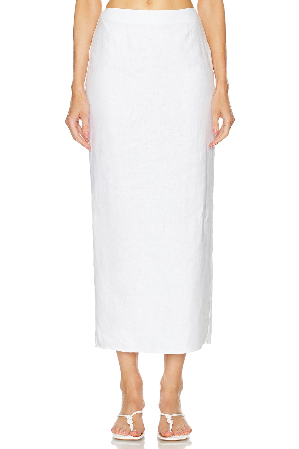 Helsa Linen Maxi Skirt