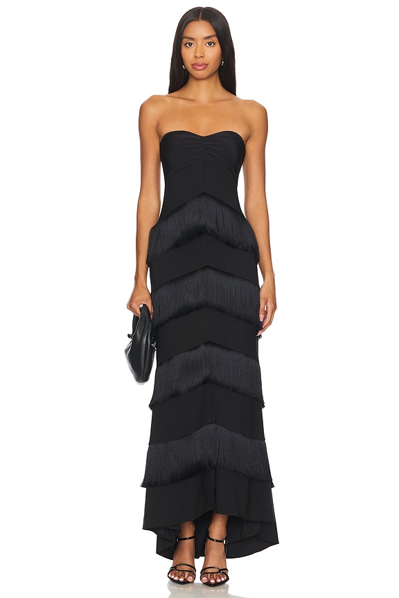 House of Harlow 1960 Hera Fringe Maxi Dress