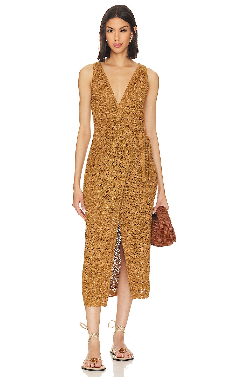 House of Harlow 1960 x REVOLVE Tressa Wrap Midi Knit Dress