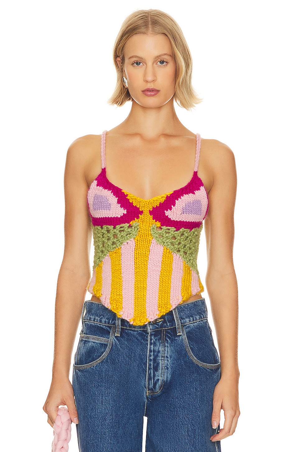 Hope Macaulay Calypso Knit Corset Top