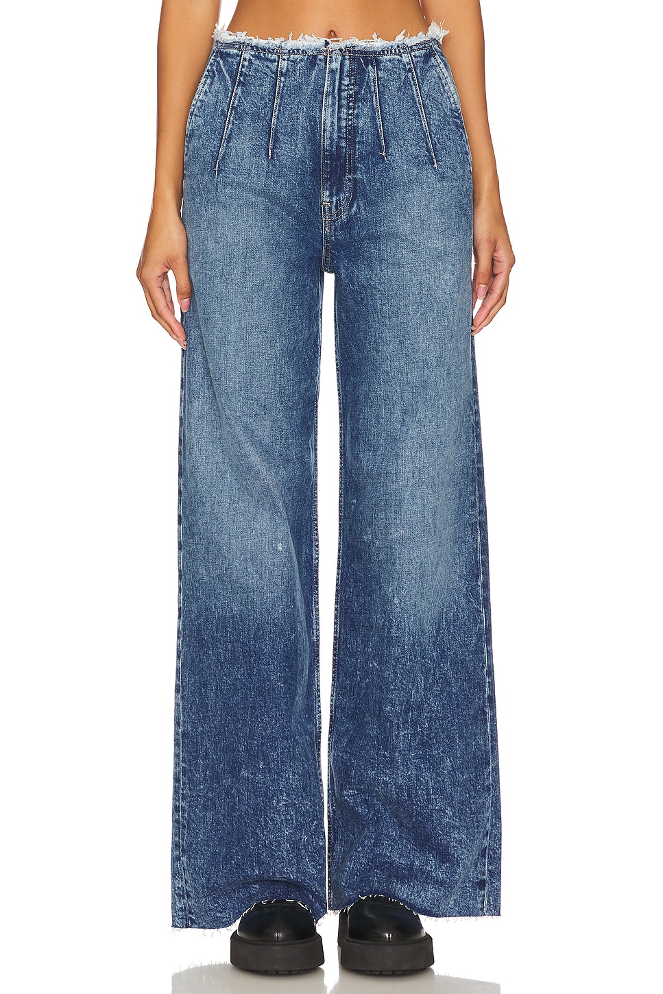 Hudson Jeans James High Rise Darted Wide Leg