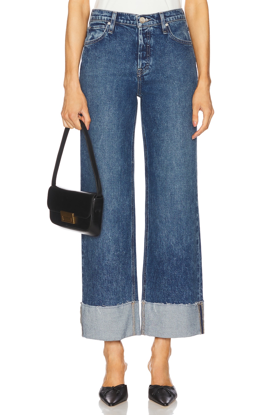 Hudson Jeans Rosie High Rise Wide Leg Ankle