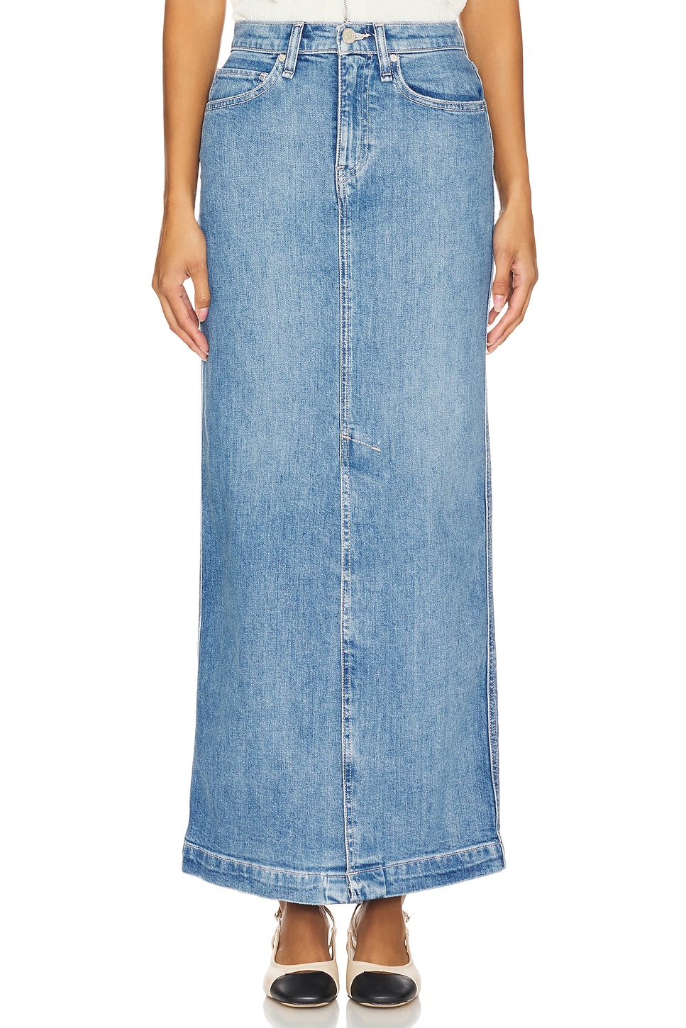 Hudson Jeans Reconstructed Maxi Skirt