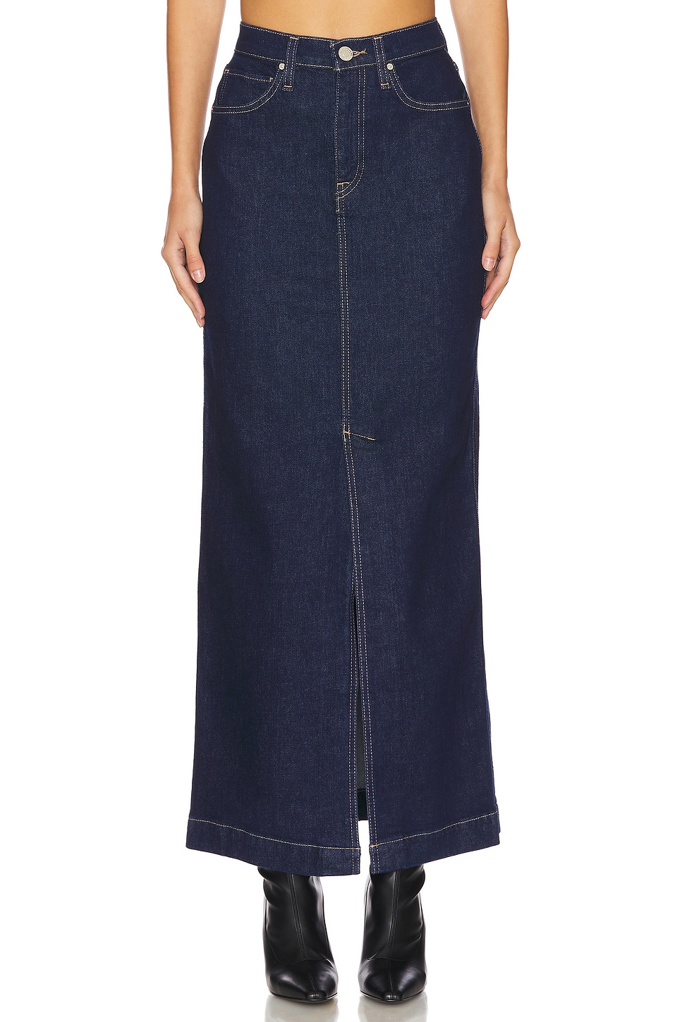 Hudson Jeans Reconstructed Maxi Skirt