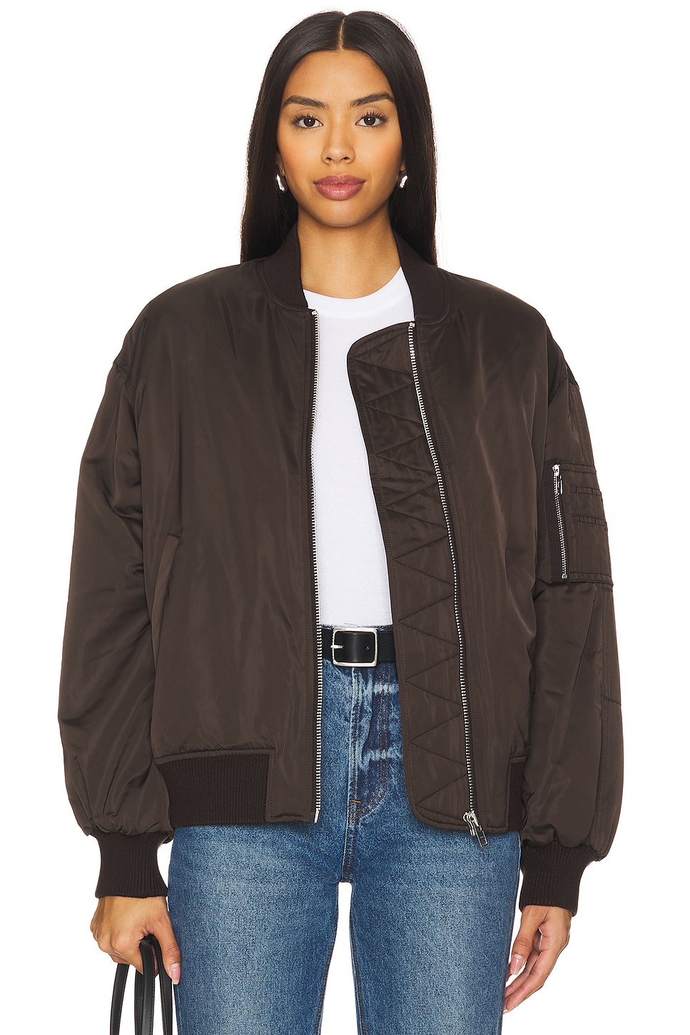 Ivy Oak Jane Padded Bomber Jacket