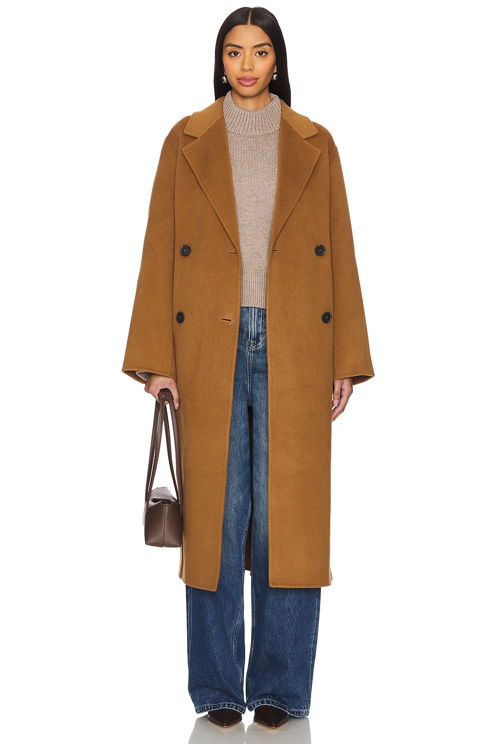 Ivy Oak Clara Double Breasted Oversized Coat