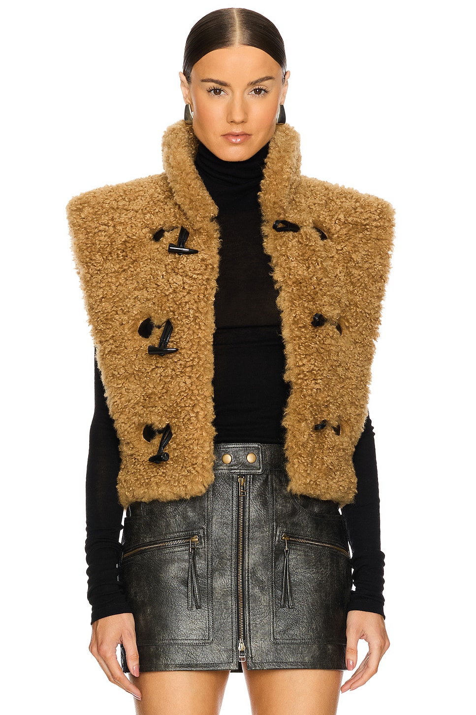 Isabel Marant Etoile Alisa Sherpa Vest