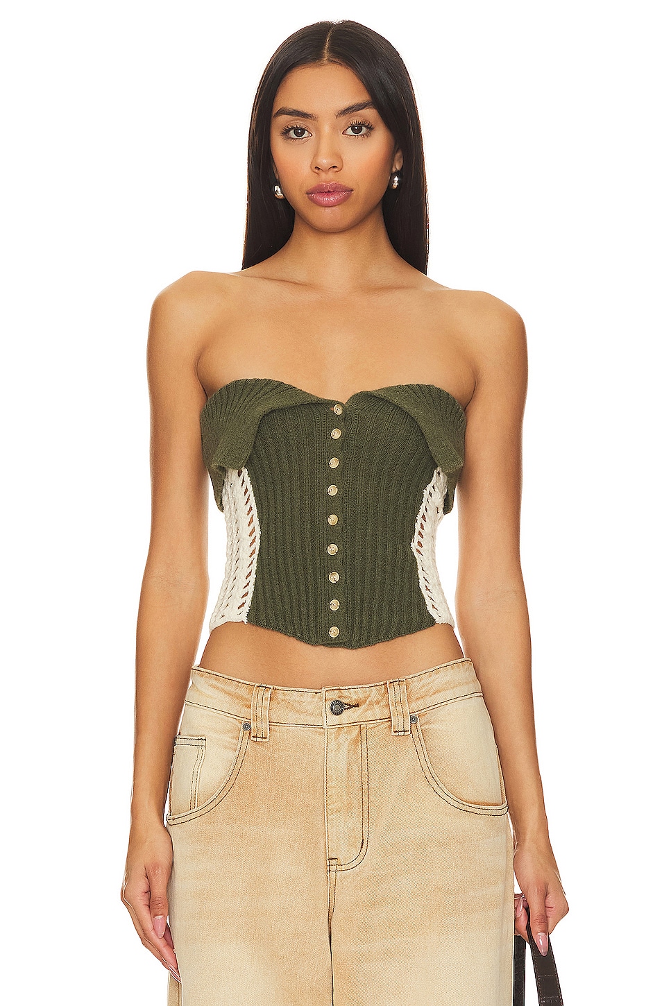 Jaded London Knitted Corset