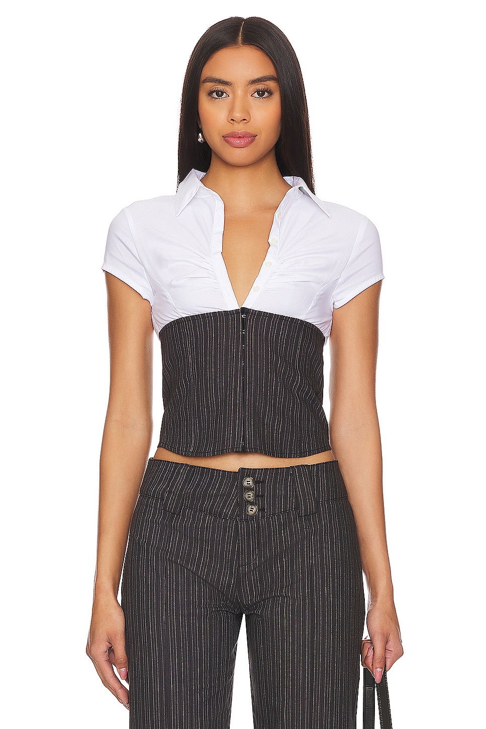 Jaded London Corset Shirt