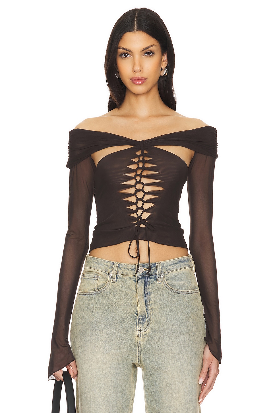 Jaded London Macrame Top