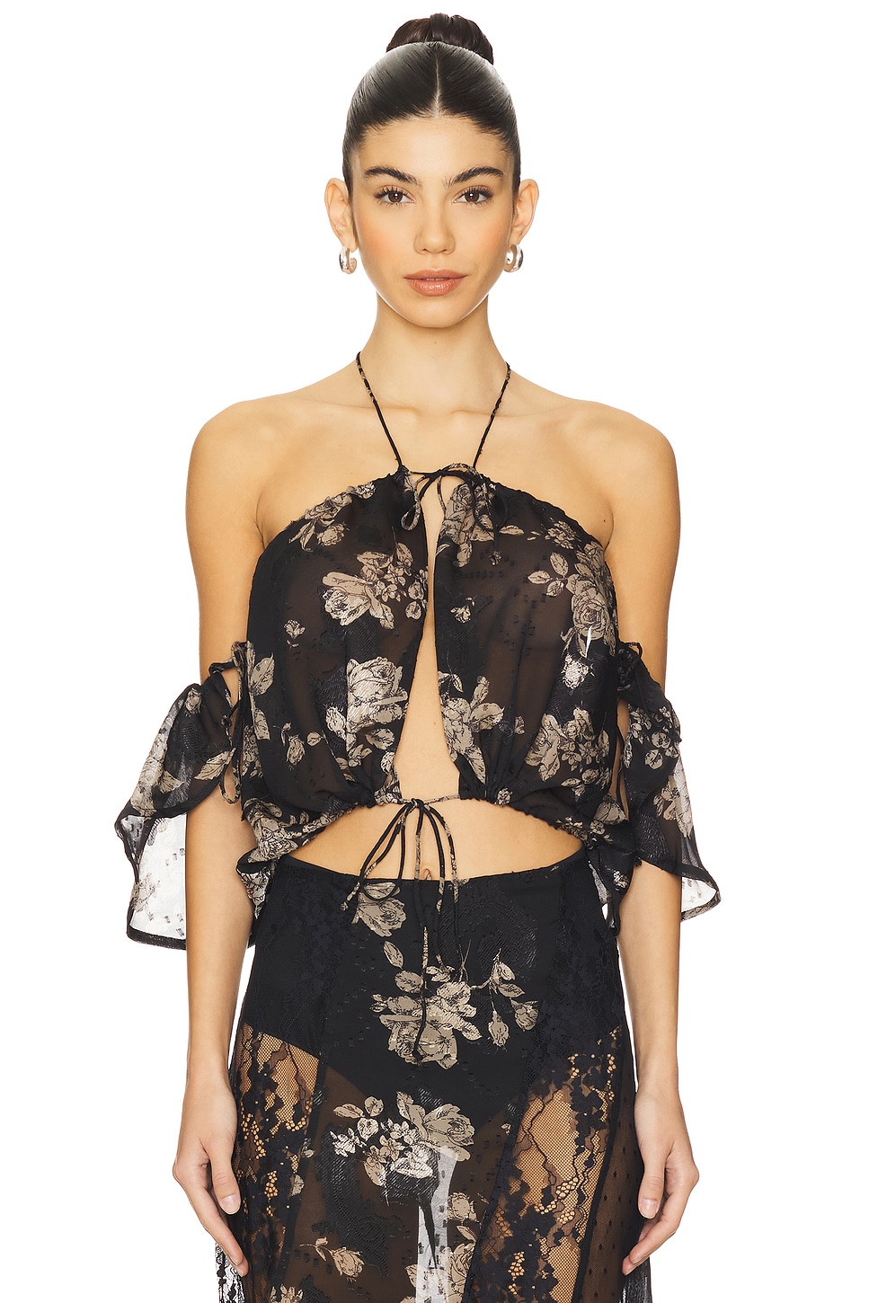 Jaded London Jaded Boho Crop Top