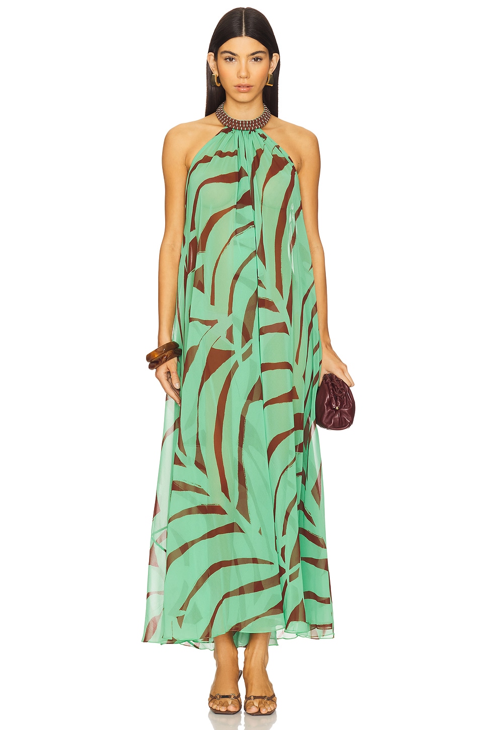 Johanna Ortiz Tactile Winds Maxi Dress