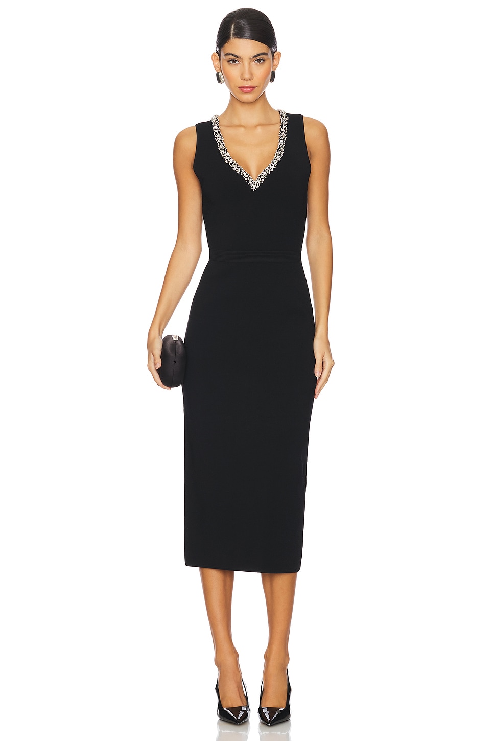 SIMKHAI Khari Sleeveless Midi Dress