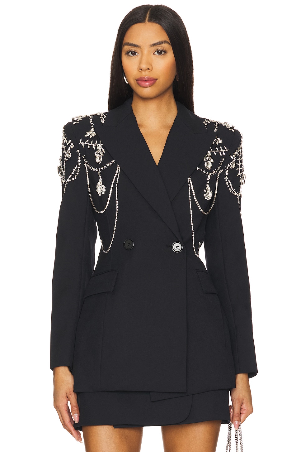 SIMKHAI Getty Single Breasted Blazer