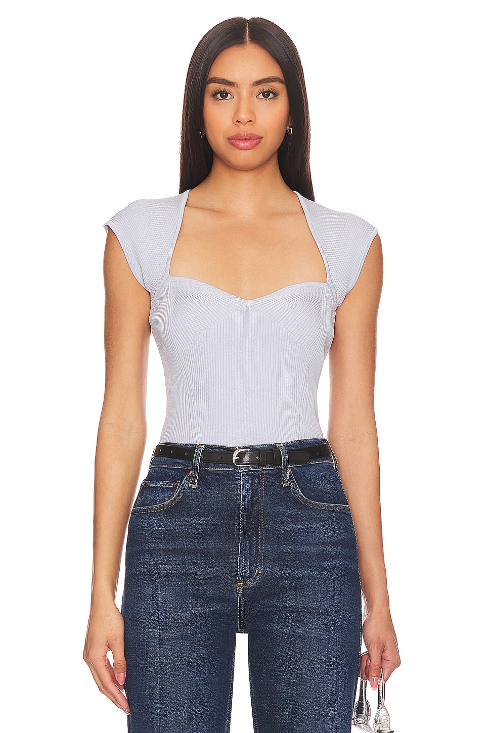 SIMKHAI Abia Cropped Tee