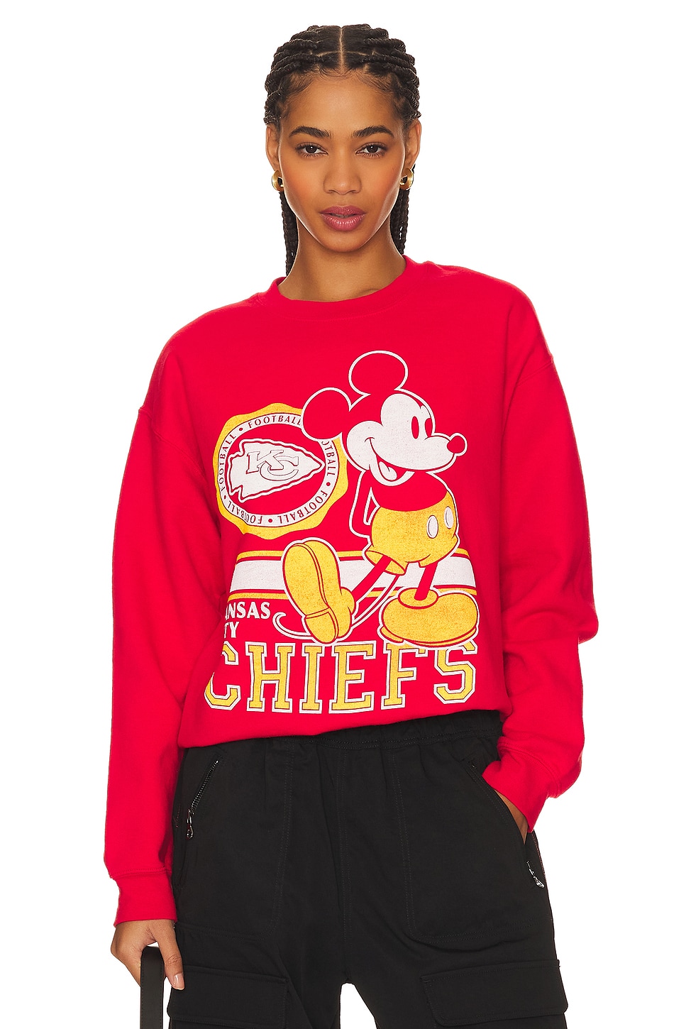 Junk Food Chiefs Mickey Crewneck