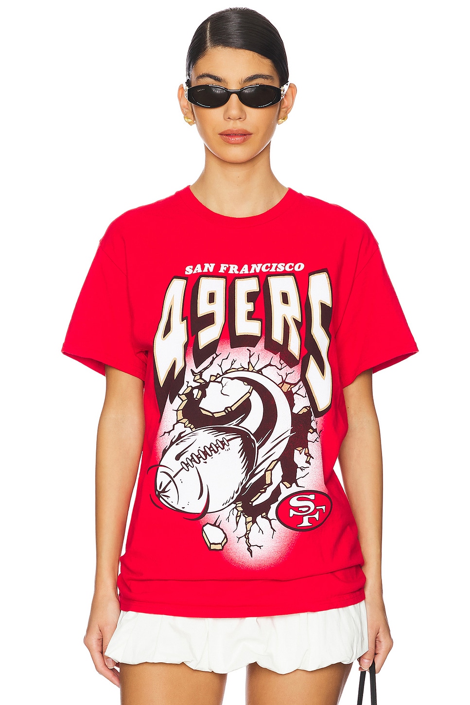 Junk Food 49ers Breakthru Tee