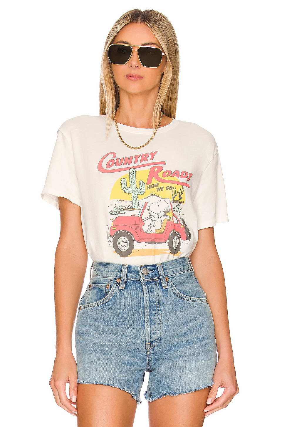 Junk Food Snoopy Country Roads Tee