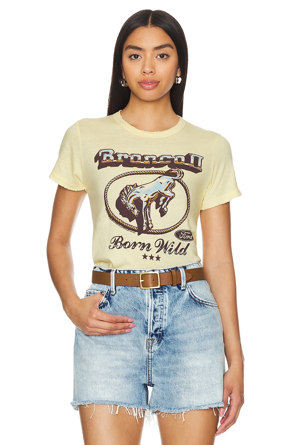 Junk Food Bronco Born Wild Tee