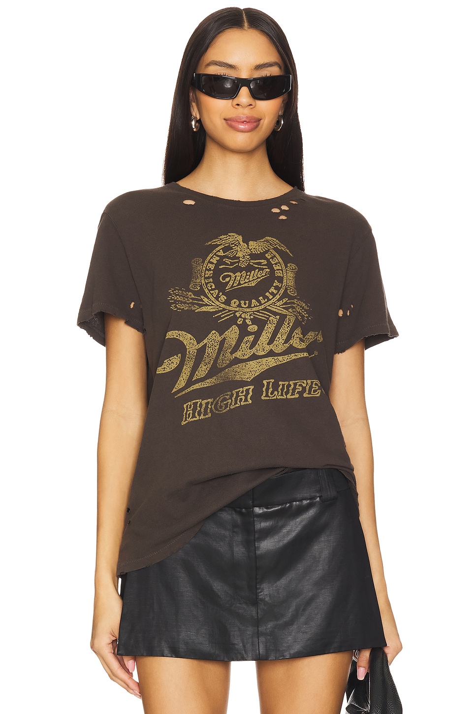 Junk Food Miller High Life Vintage Destroy Tee