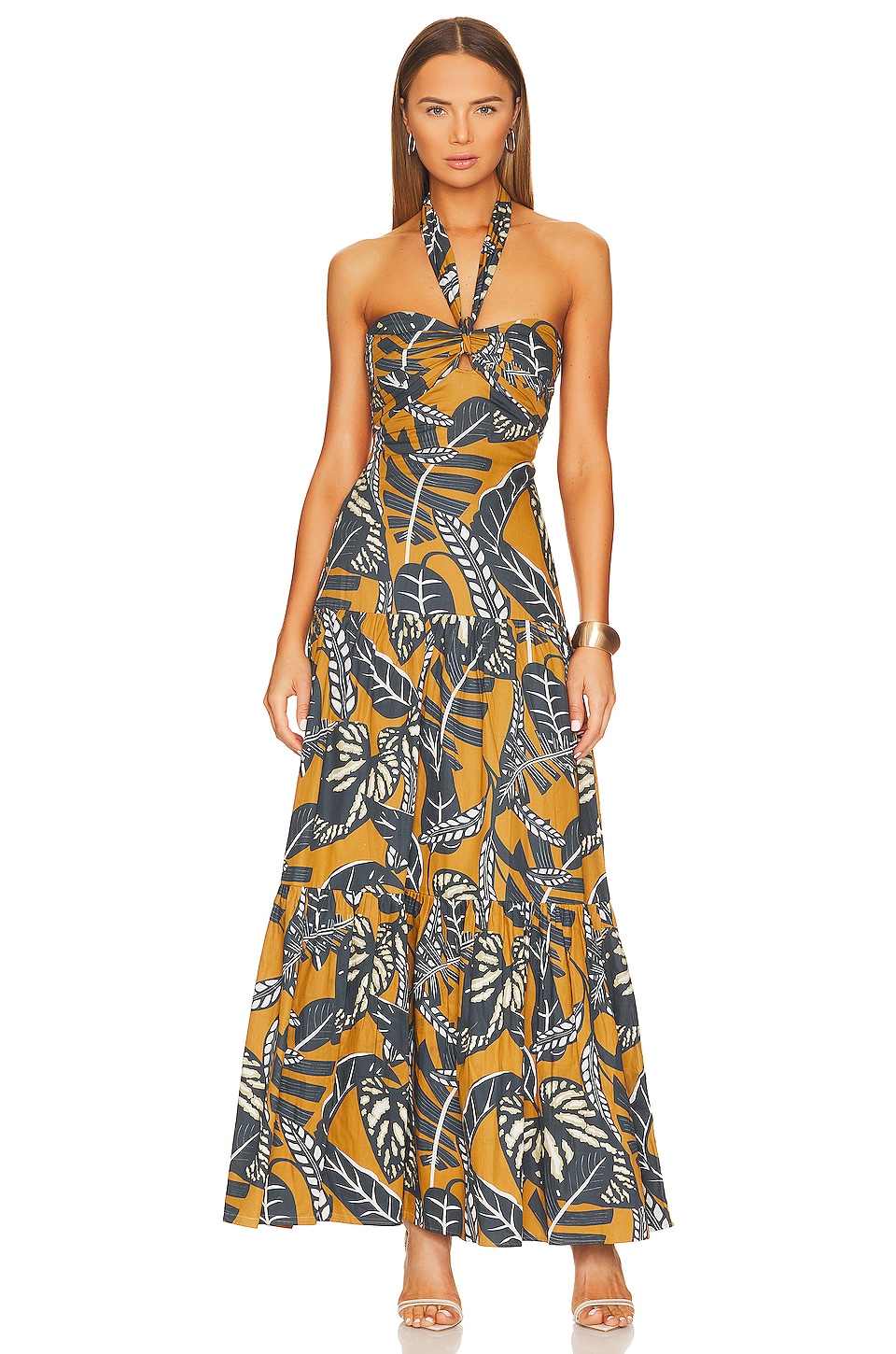 Karina Grimaldi Talia Printed Maxi Dress