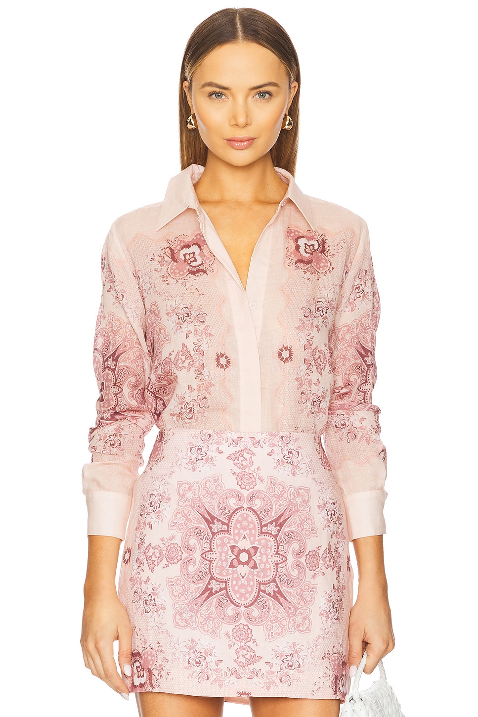 Karina Grimaldi Antoinette Print Blouse