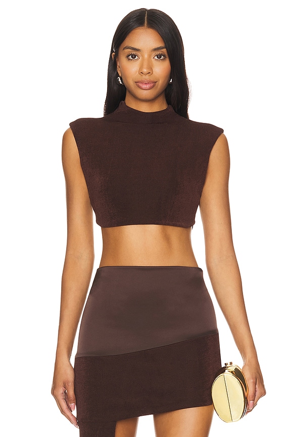 Khanums Backless Cropped Tee