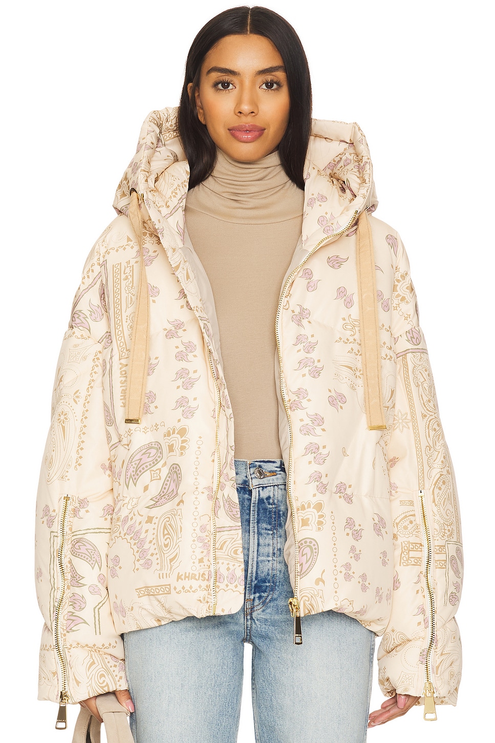 Khrisjoy Bandana Puffer Jacket