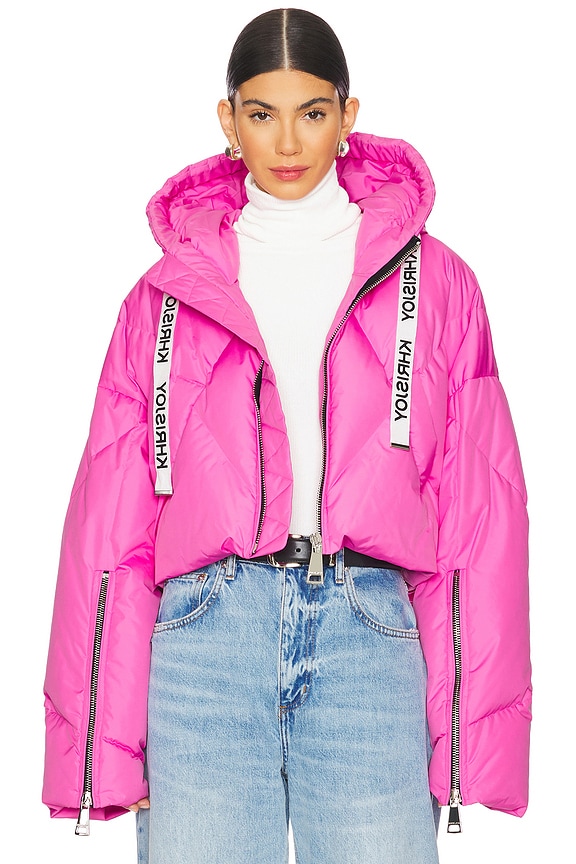 Khrisjoy Crop Iconic Puffer Jacket