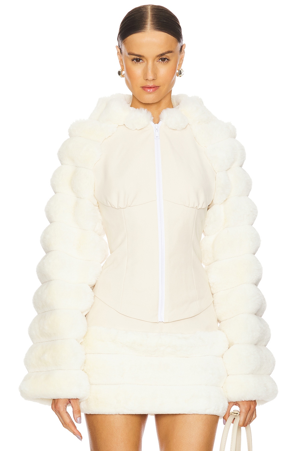 Kim Shui Faux Fur Hooded Jacket