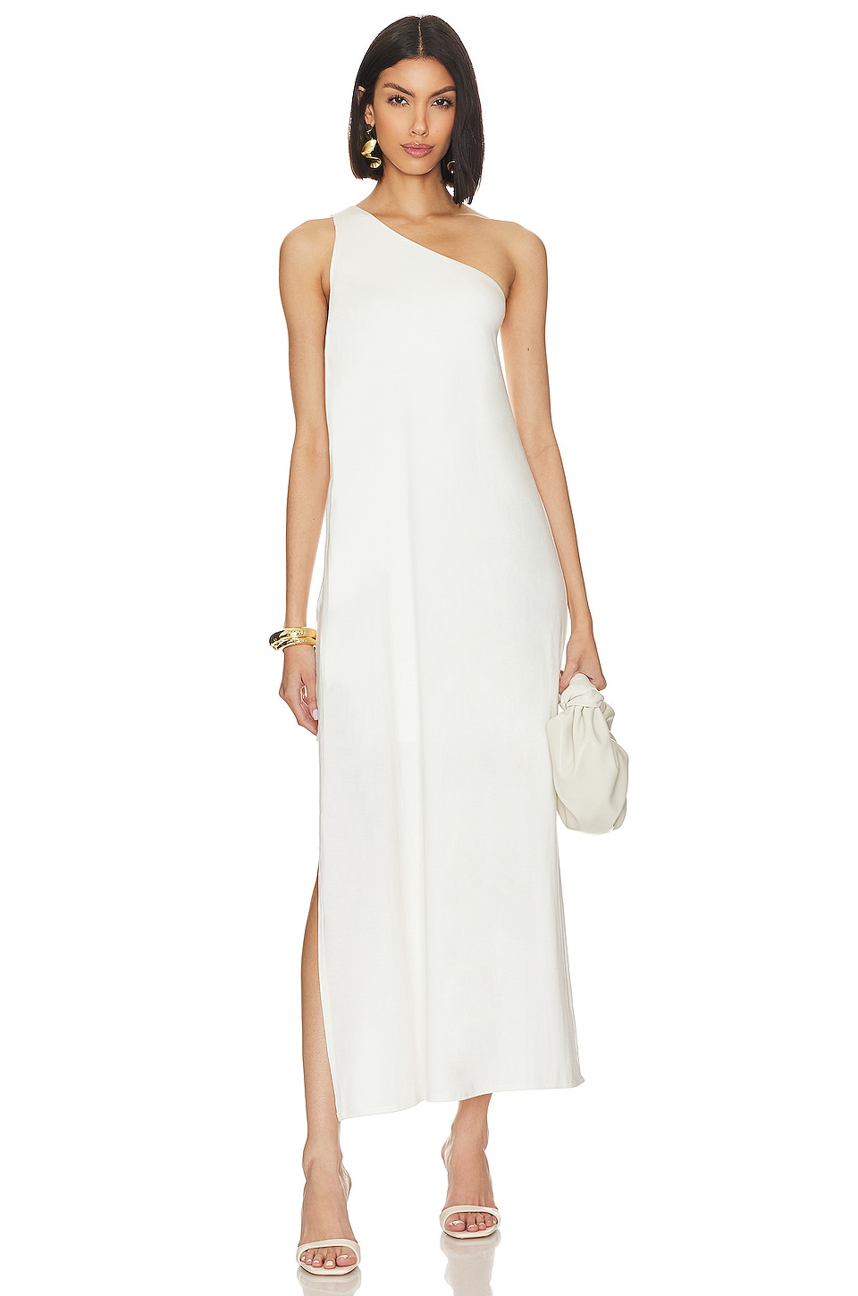 krisa Layered One Shoulder Dress