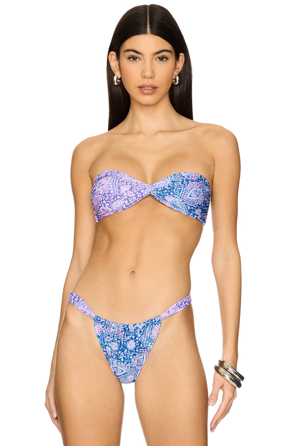 Kulani Kinis Twist Bandeau Bikini Top