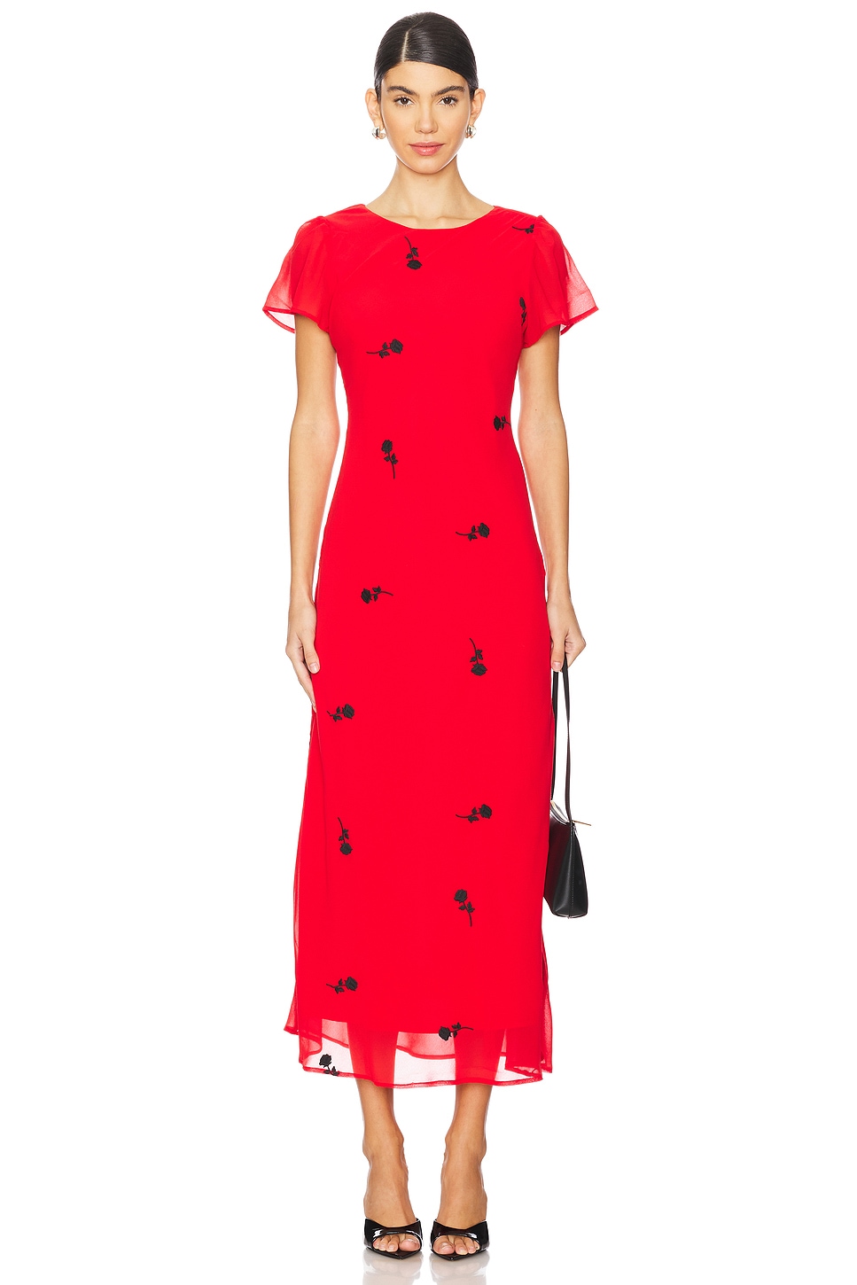 Kitri Marie Rose Embroidered Dress