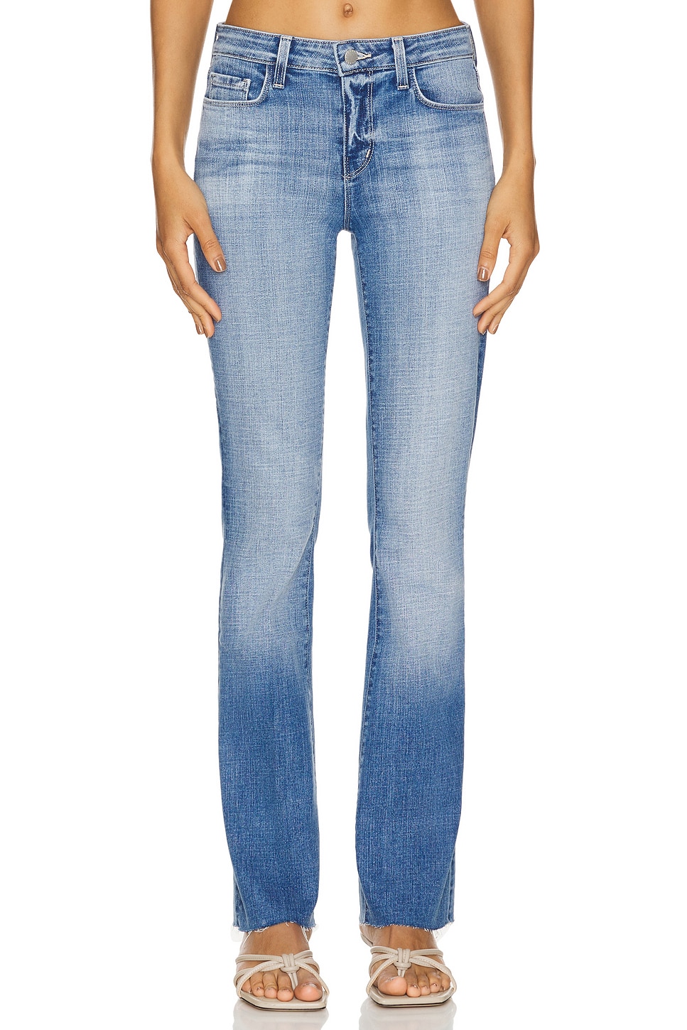 L'Academie Sneeki Low Rise Straight Jeans