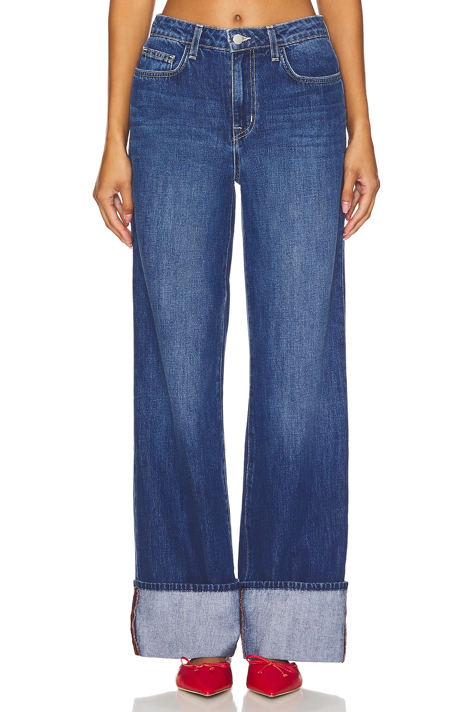 L'Academie Miley Wide Leg Jeans