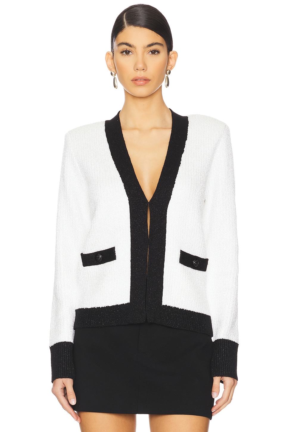 L'Academie Jinny Sequin Cardigan