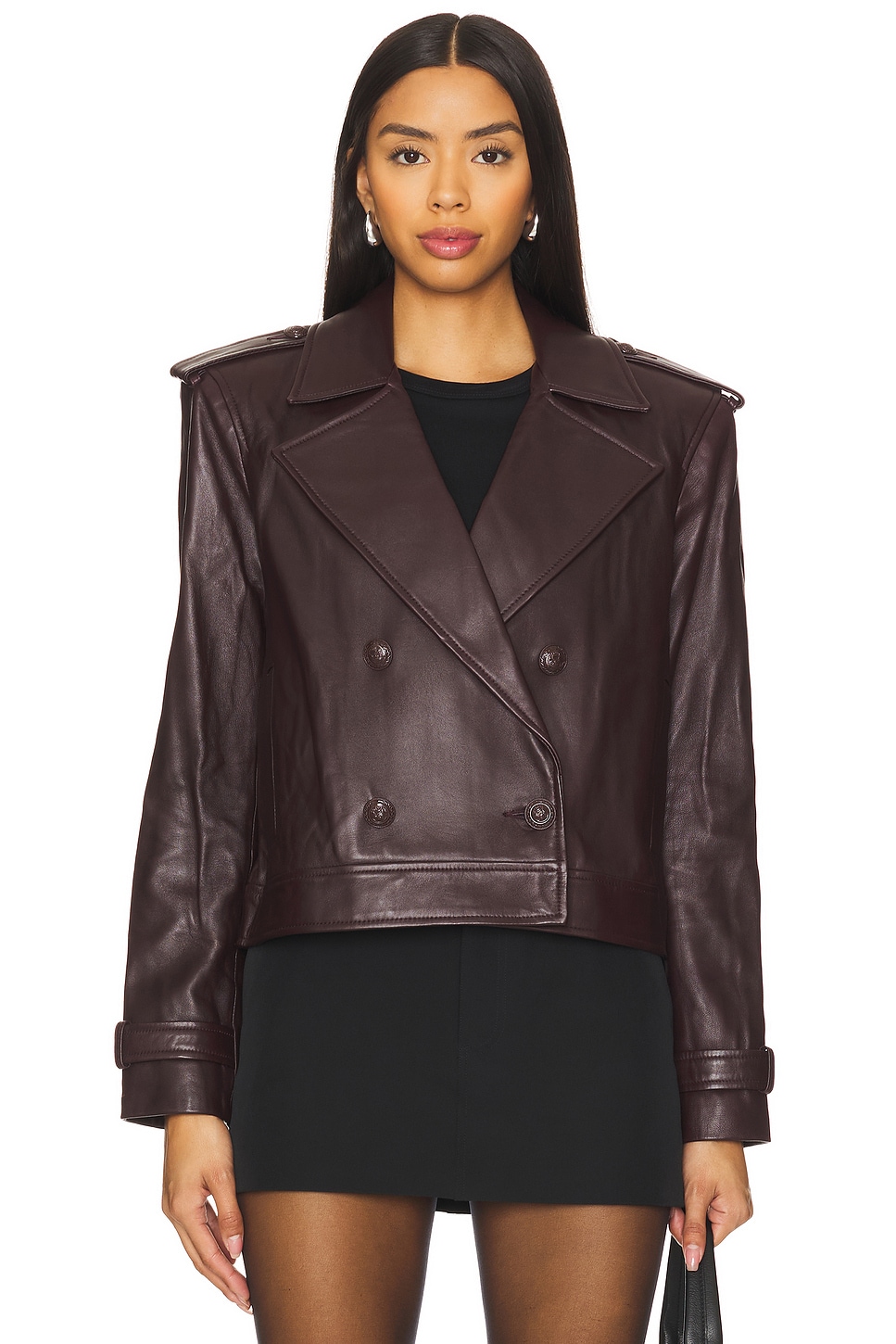 L'Academie Xoey Cropped Trench