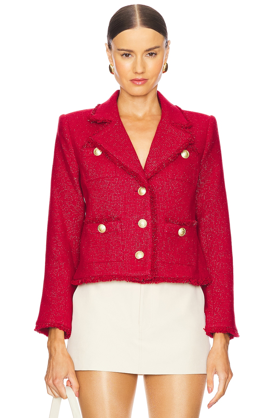 L'Academie Sylvia Collared Jacket