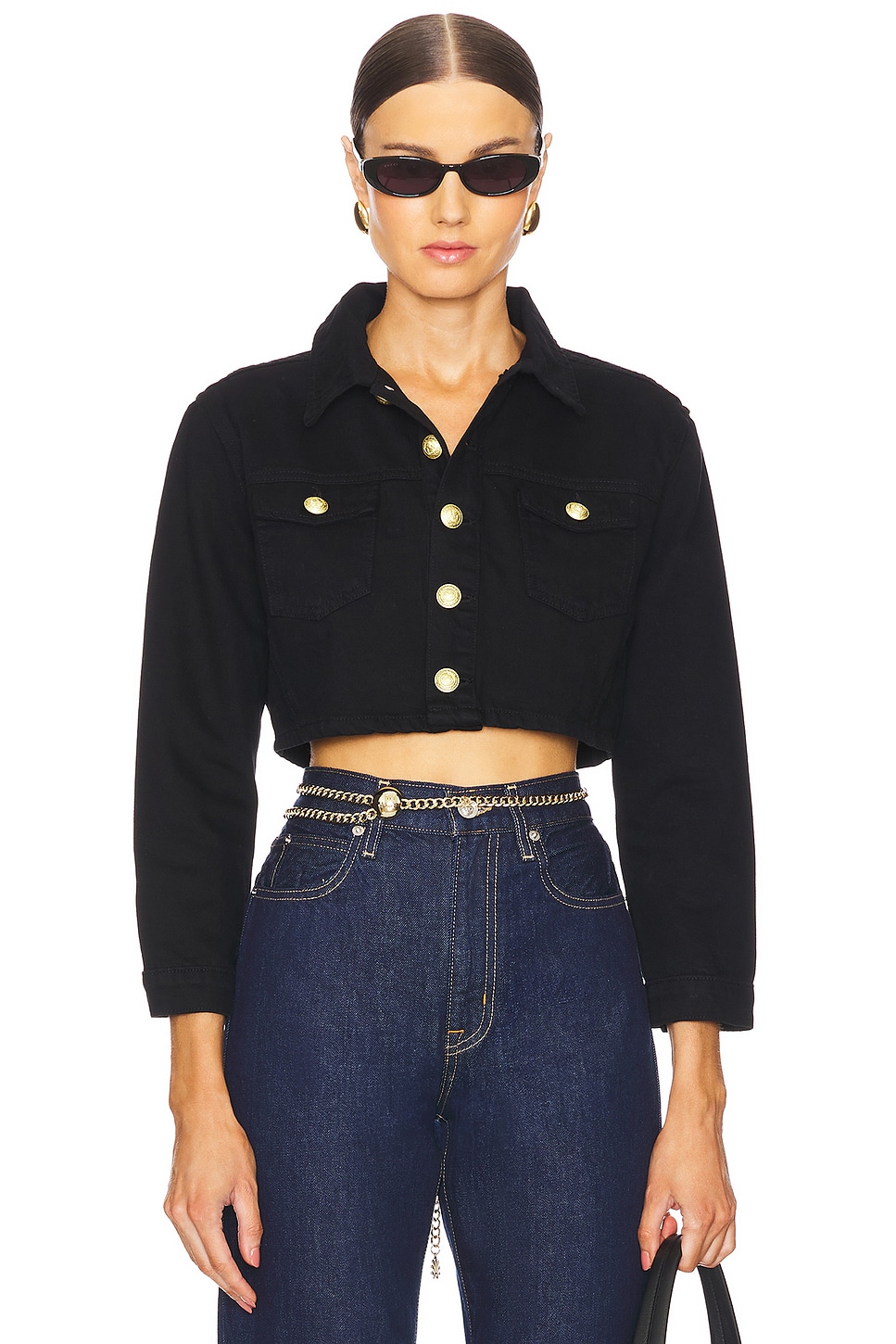 L'Academie Genevie Cropped Jacket