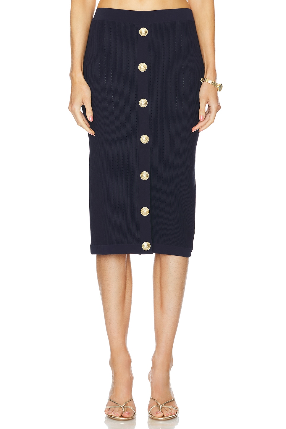 L'Academie Melania Pointle Knit Skirt