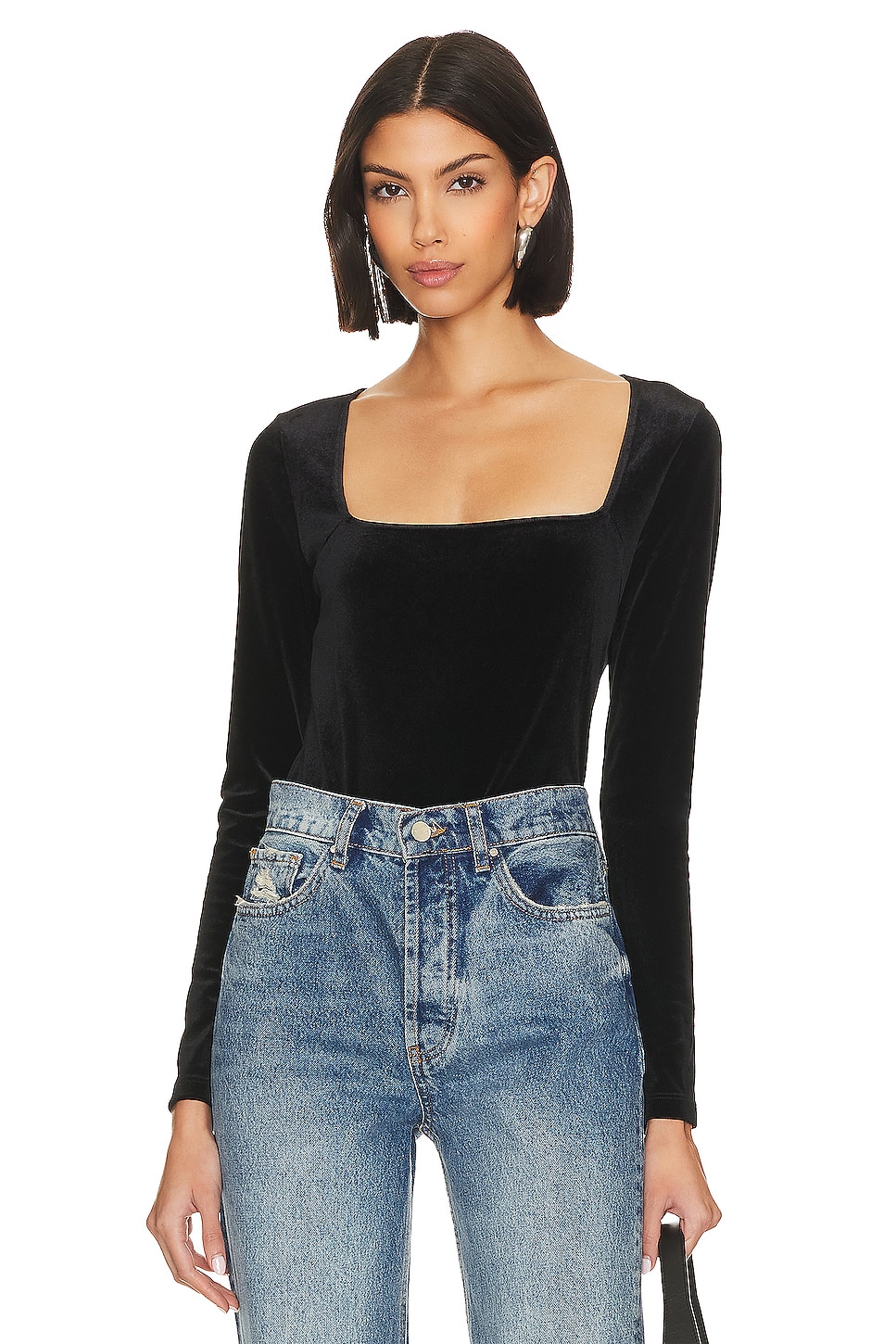 L'Academie Kinley Square Neck Top