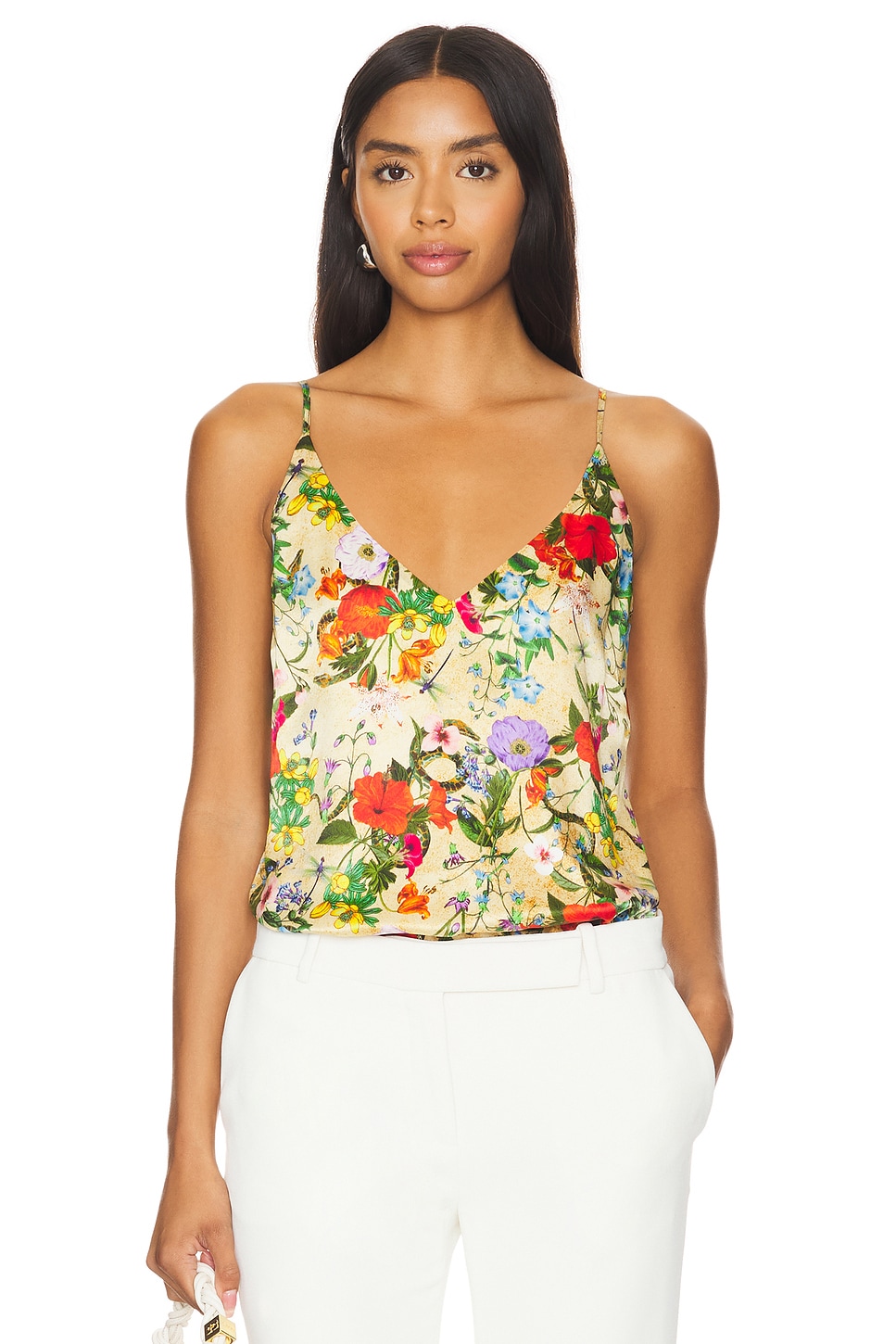 L'Academie Gabriella V Neck Tank