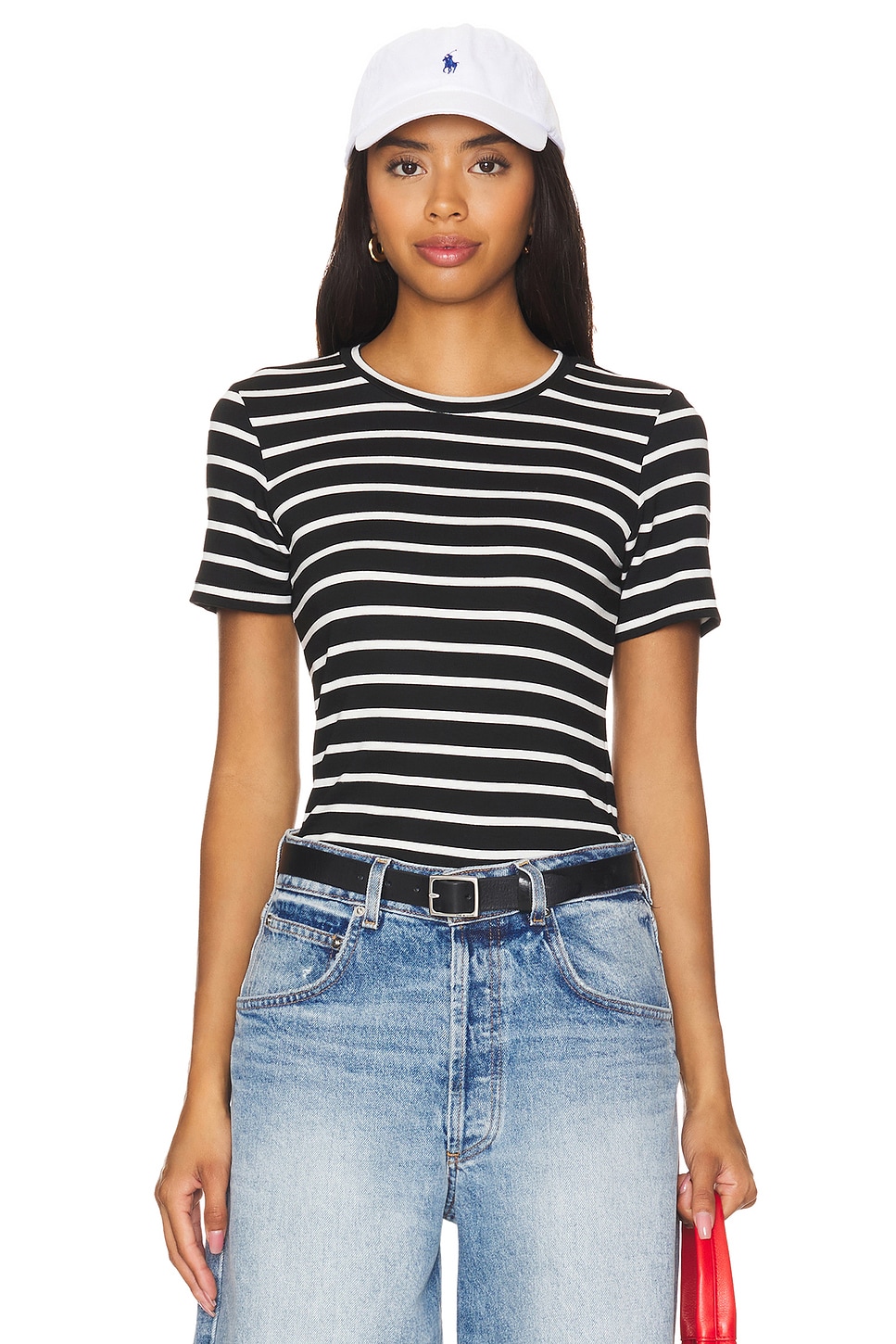 LA Made Classic Stripes Crew Neck Tee