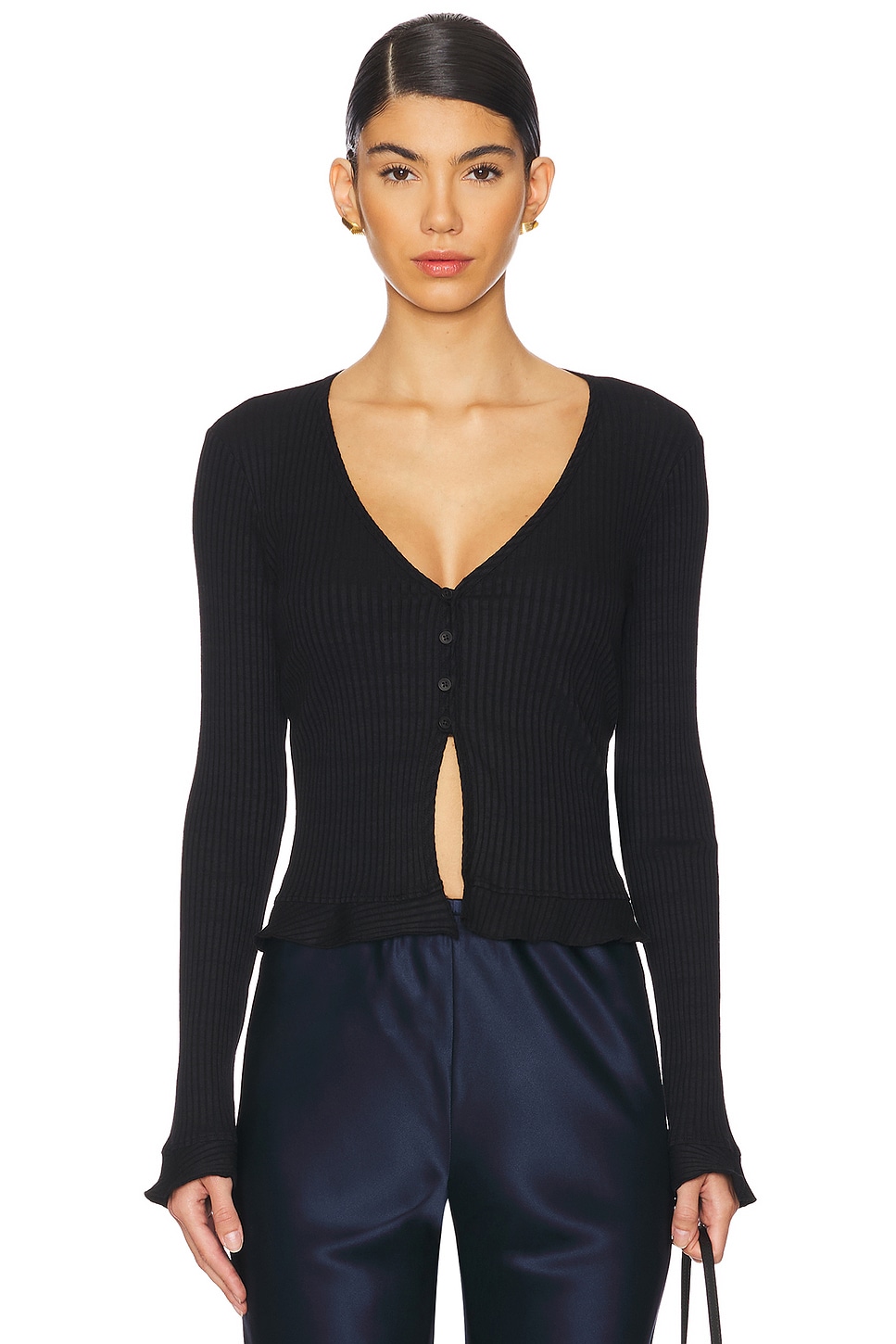 LA Made Cropped Cardi Top