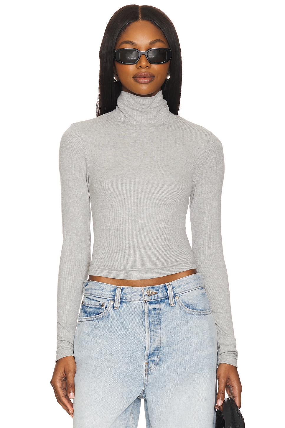 LA Made Felix Crop Turtle Neck